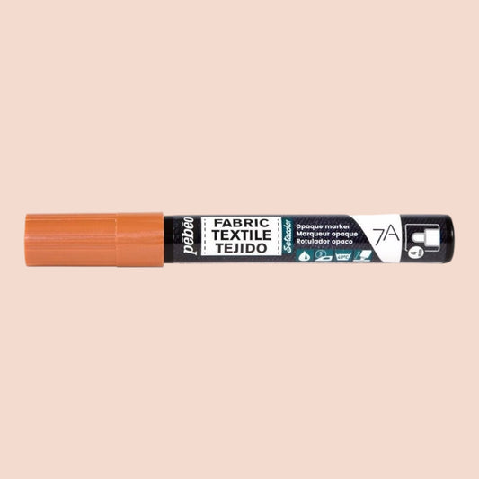 Pébéo Textil 7A Marker Opak – 4 mm Rundspitze , Kupfe