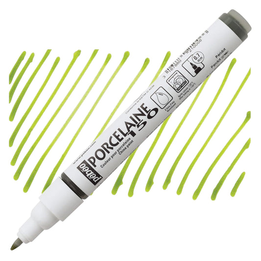 Pebeo Porcelaine 150 Paint Marker - Peridot Green, Feine Spitze