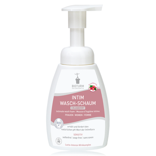 Bioturm - Intimate Wash Foam Cranberry - Gentle & Refreshing 🍒✨