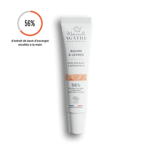 BAUME LEVRES Certifié Bio - Apaisant & Réparateur - Mademoiselle Agathe