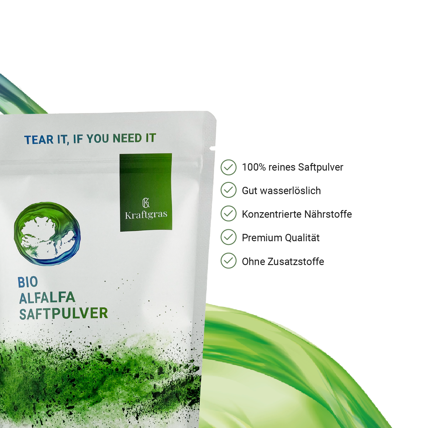 Bio Alfalfa Saftpulver