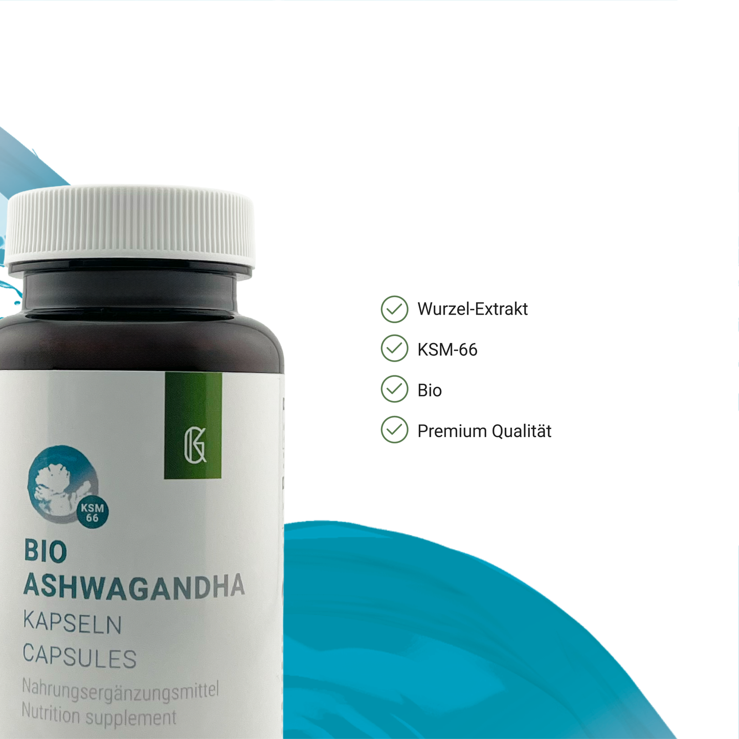 Bio Ashwagandha KSM-66® – Wurzelextrakt