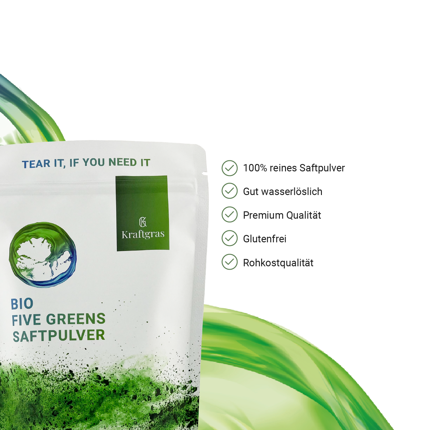 Bio Five Greens Saftpulver