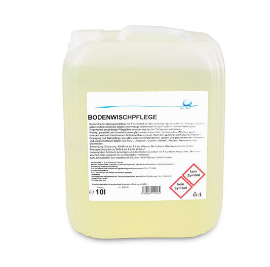 Bodenreiniger, pH-Wert 8-9, Palette mit 60 Kanister à 10 Liter