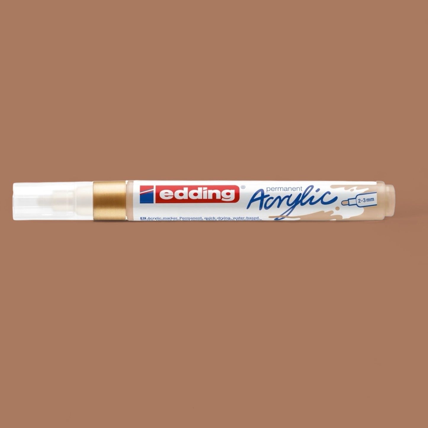 Edding 5100 Acrylmarker reichgold 924 , Rundspitze 2-3 mm