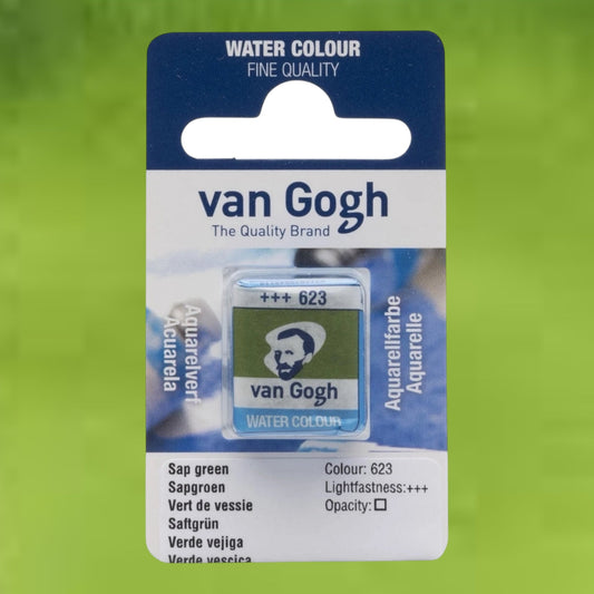Van Gogh Aquarellfarbe Näpfchen Saftgrün 623