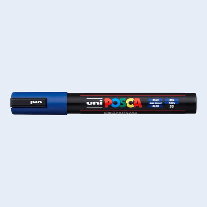 Uni Posca PC-5M Acrylmarker 1.8-2.5mm Blau 33