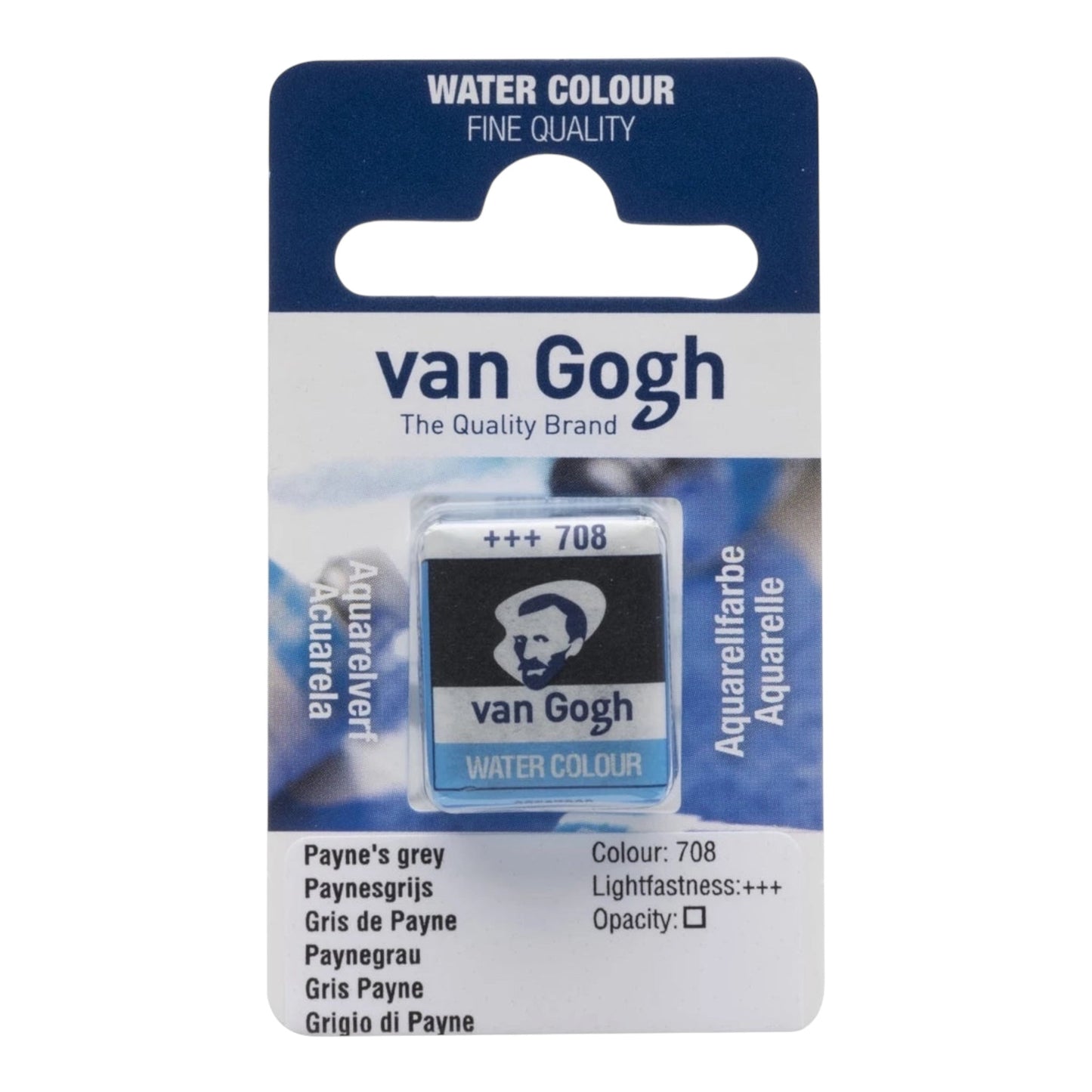 Van Gogh Aquarellfarbe Näpfchen Paynegrau 708