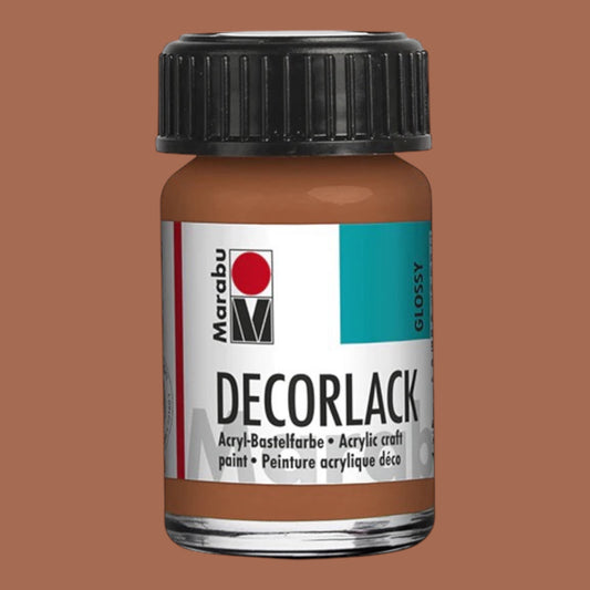 Marabu Decorlack Acryl Glanz Metallic Kupfer 787