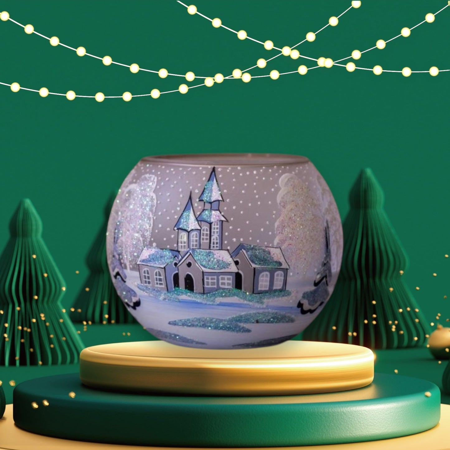 Goleo Teelichtlampe - Frosty Weekend