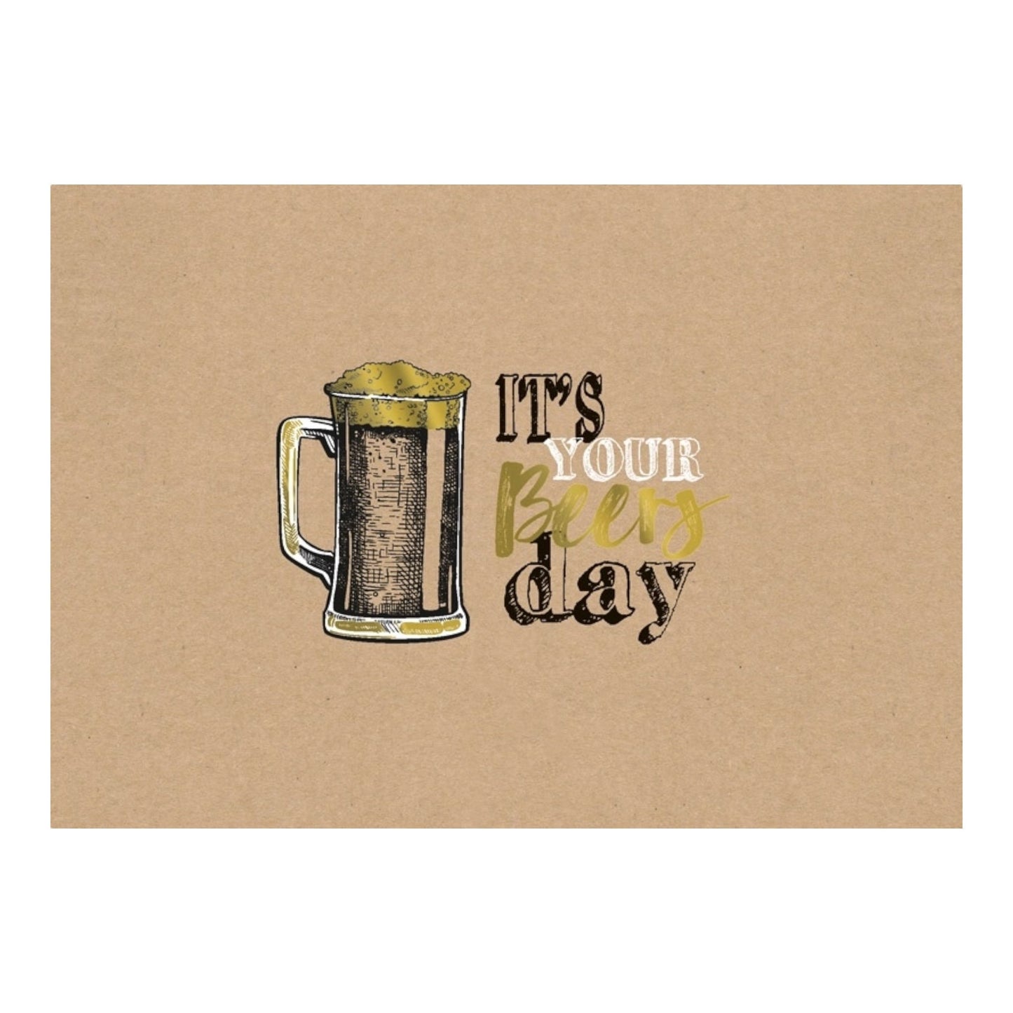 Postkarte Beersday