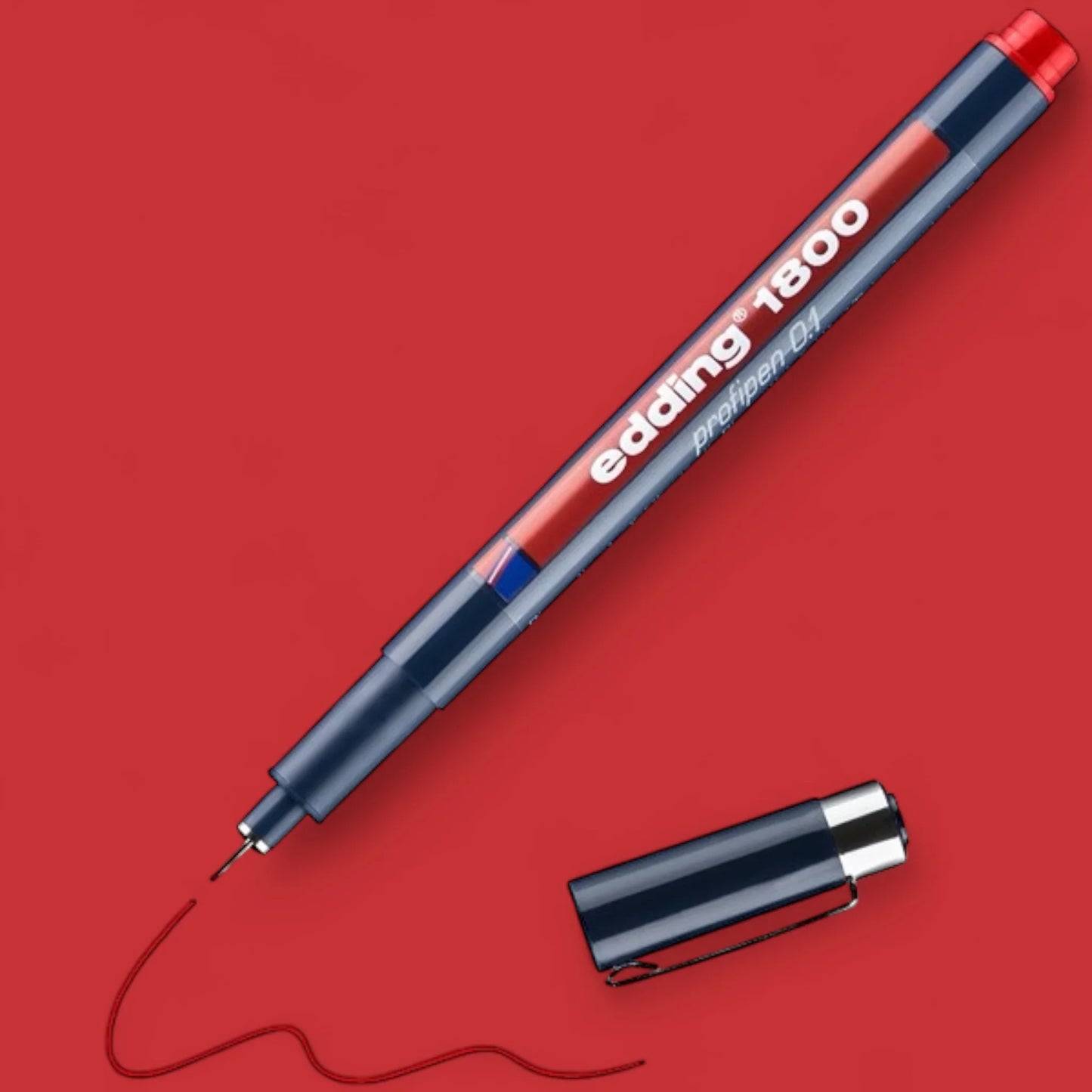 Edding 1800 Präzisionsfeinschreiber, Kunststoffspitze 0,3 mm