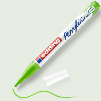 Edding 5300 Acrylmarker gelbgrün 927 , Rundspitze 1-2 mm