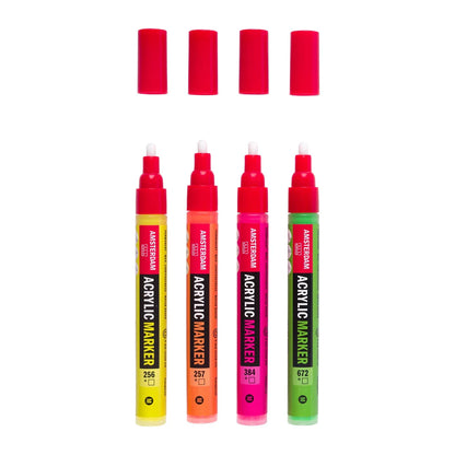 Amsterdam Acrylmarker Reflexset | 4 Farben