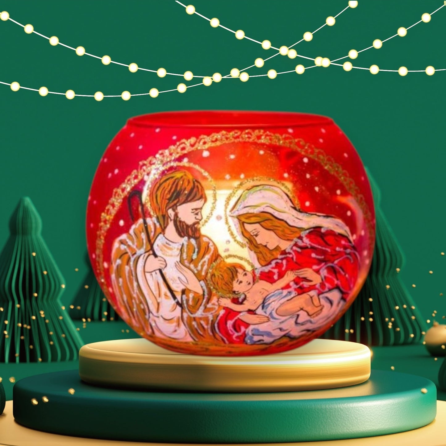 Goleo Teelichtlampe - Holy Night