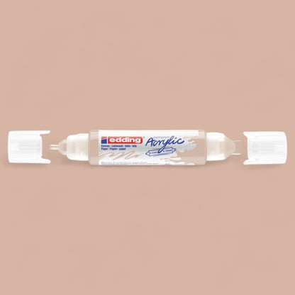 Edding 5400 Acryl 3D Double Liner warmbeige 255 , Tubenspitze 2-3 mm . 5-10 mm