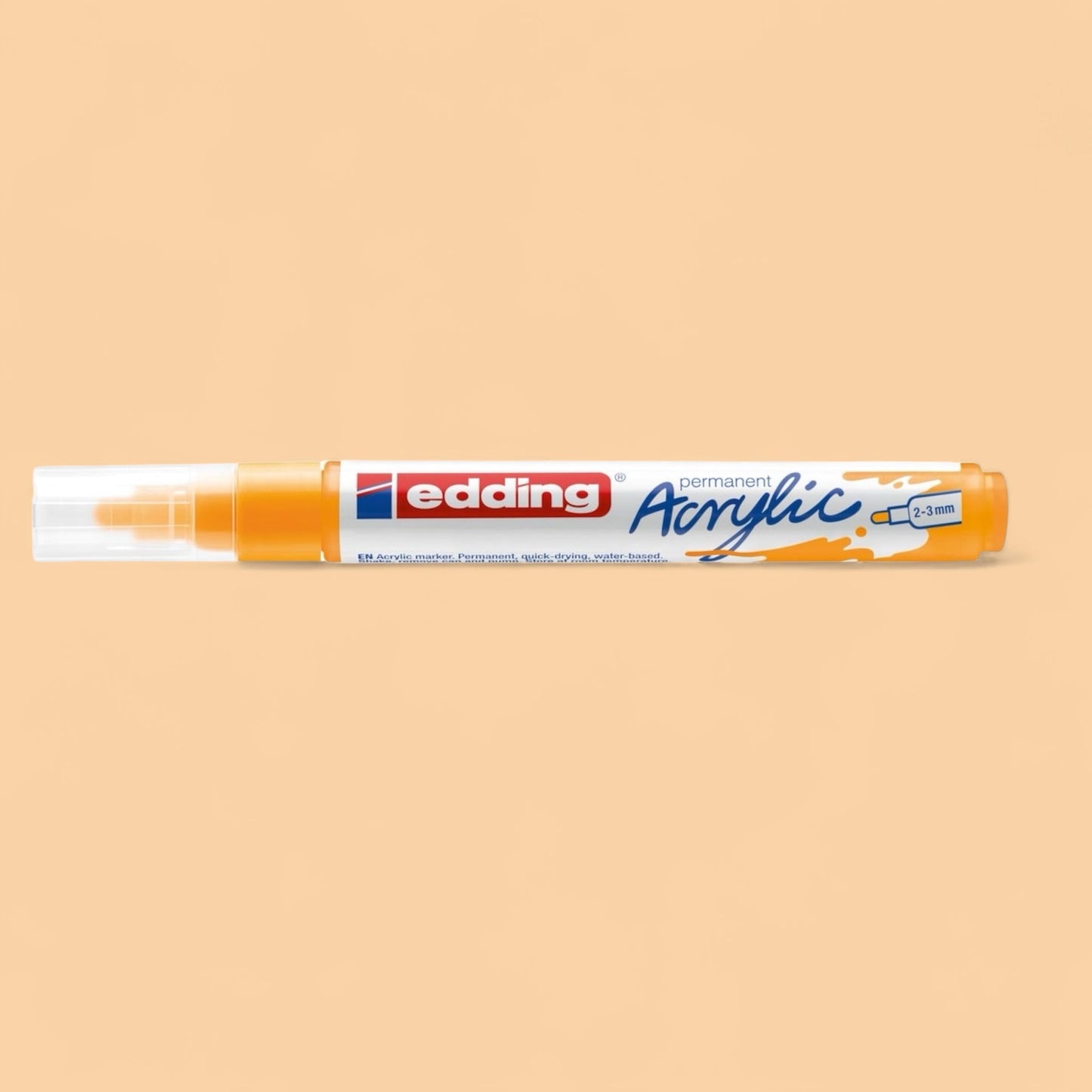 Edding 5100 Acrylmarker sonnengelb 906 , Rundspitze 2-3 mm