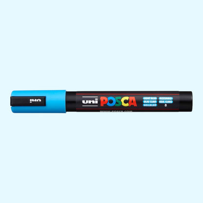 Uni Posca PC-5M Acrylmarker 1.8-2.5mm Hellblau 8