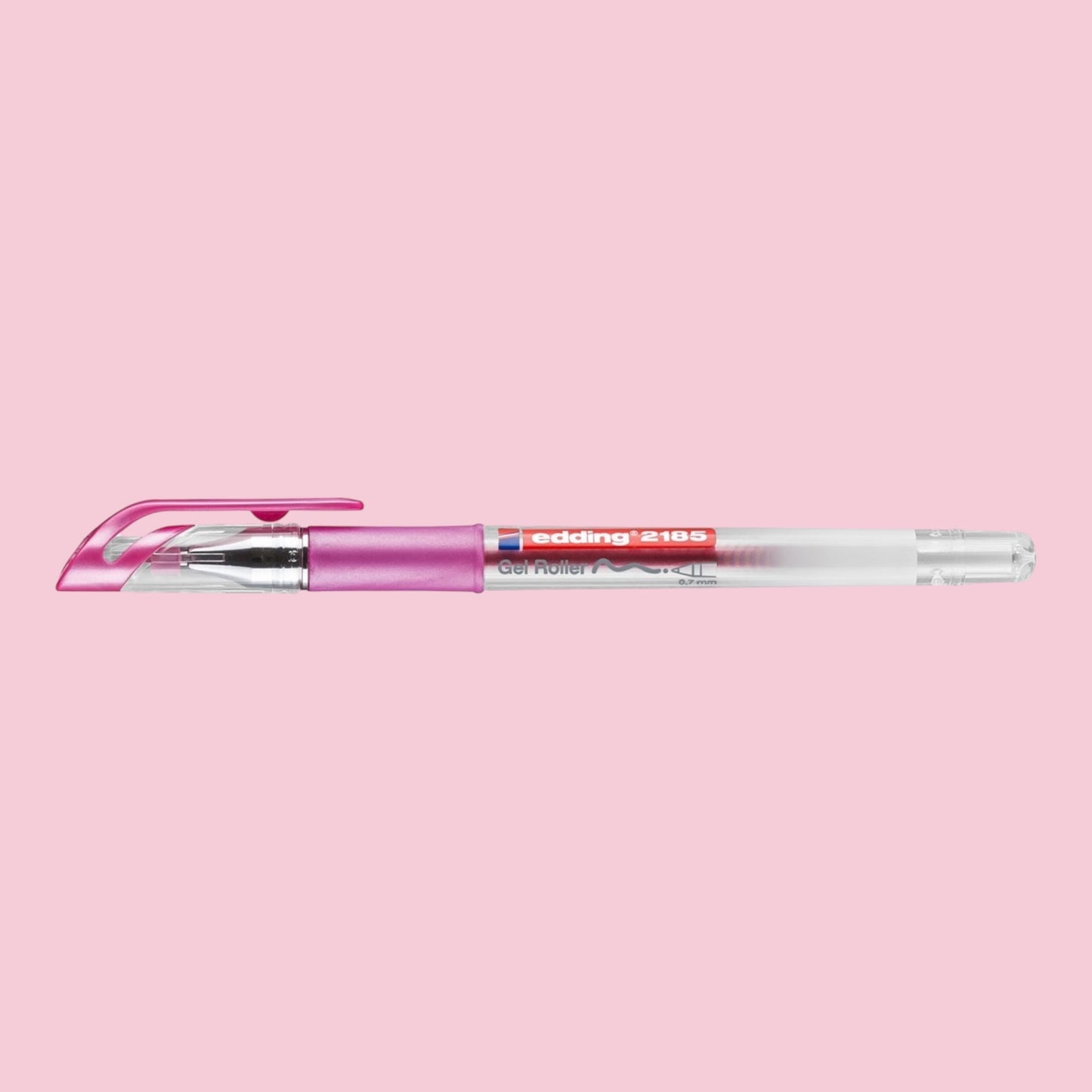 Edding 2185 Gelroller – Pink Metallic, Rollerspitze 0,7 mm