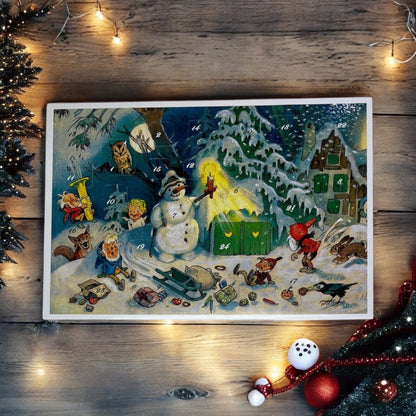 Postkarte Adventskalender