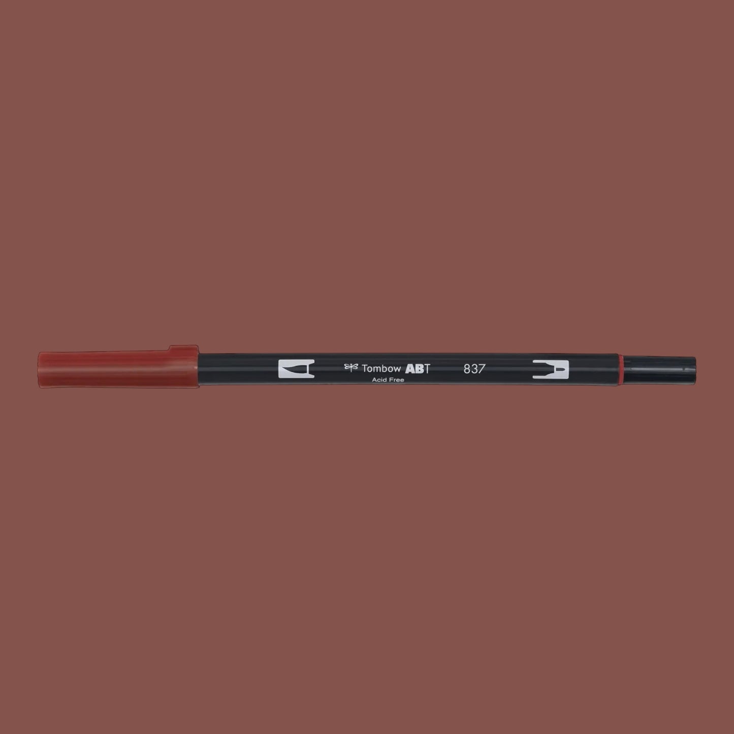 Tombow ABT Dual Brush Pen 837 wine red