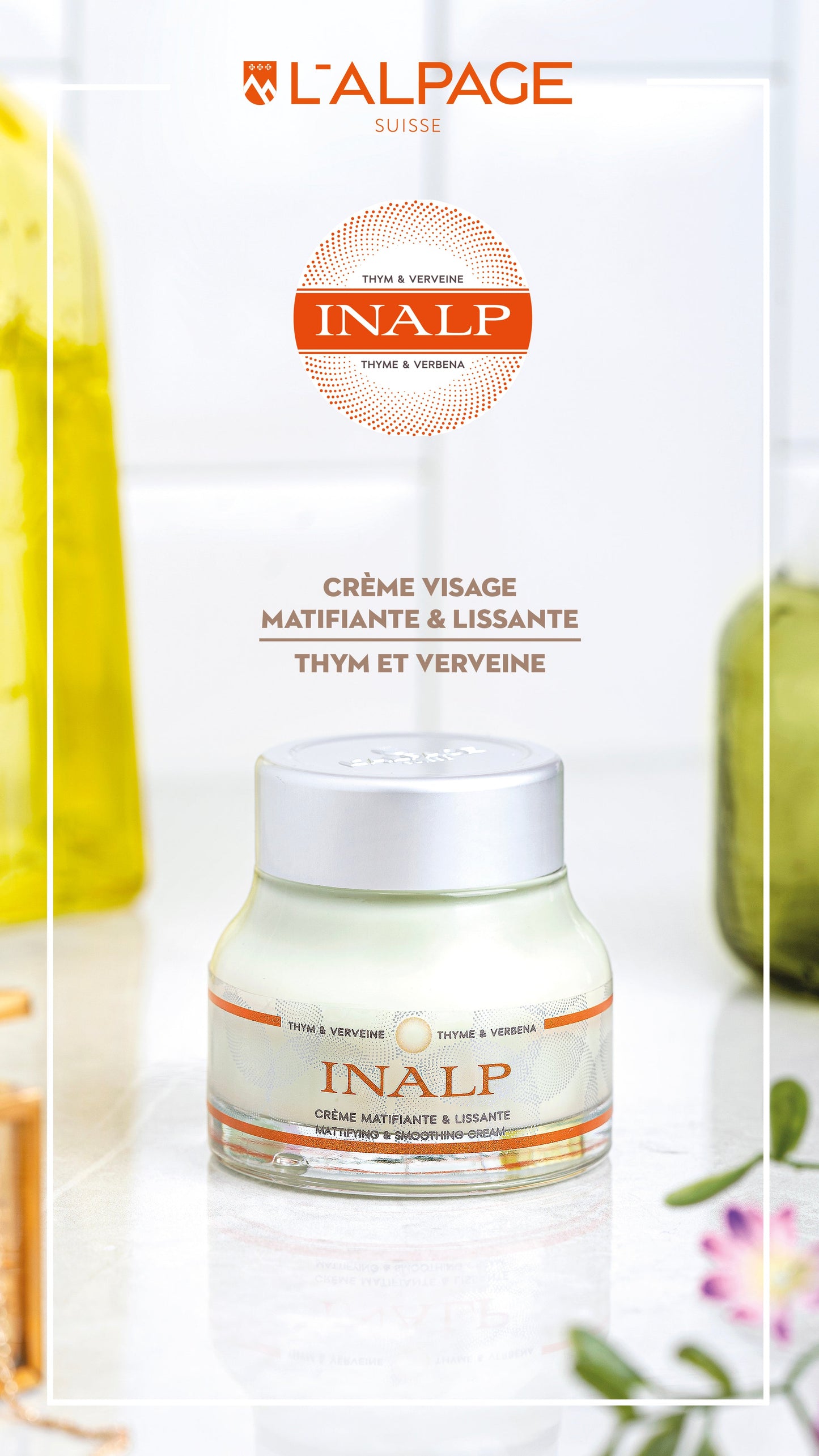 Crème Matifiante & Lissante Inalp