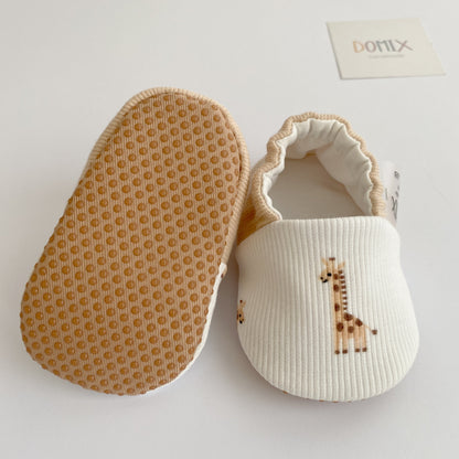Giraffe Jersey Slippers