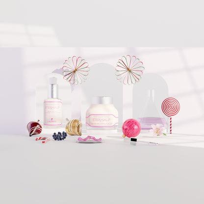 Set ou Coffret Cadeau DUO Crème Anti-Age Liftant Jour & Sérum Anti-Age Collagène Lissant & Liftant Eternalp 4060m