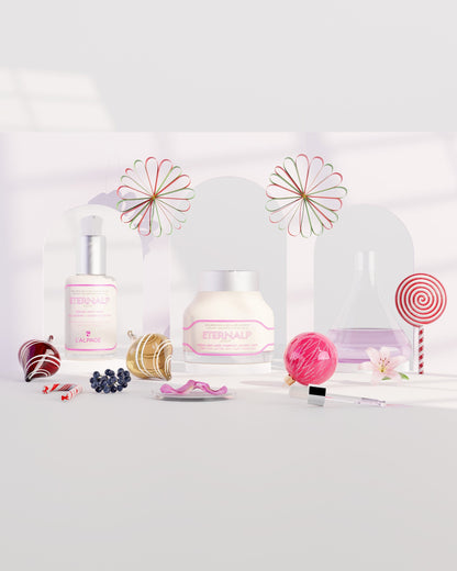 Set ou Coffret Cadeau DUO Crème Anti-Age Liftant Jour & Sérum Anti-Age Collagène Lissant & Liftant Eternalp 4060m