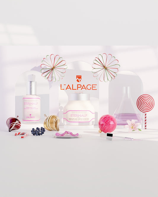 Set ou Coffret Cadeau DUO Crème Anti-Age Liftant Nuit & Sérum Anti-Age Repulpant & Remodelant Eternalp 4060m