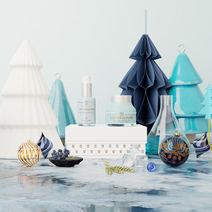 Set ou Coffret Cadeau Crème Visage Hydratante 24h + Sérum Visage Hydratante 24h L'HYDRALPINE