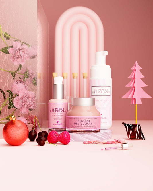 Set ou Coffret Cadeau TRIO Crème Soin Total + Sérum Soin Total + Mousse Nettoyante LE PANIER DES Délices