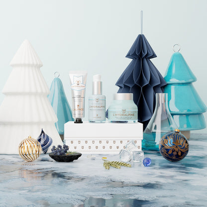 Set ou Coffret Cadeau Crème Visage Hydratante 24h + Sérum Visage Hydratante 24h + Crème Main L'HYDRALPINE
