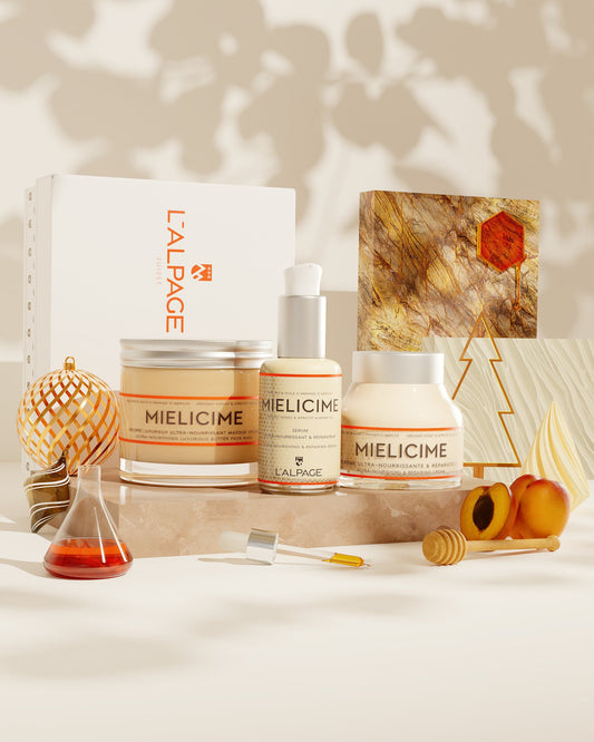 Set ou Coffret Cadeau Trio Crème Ultra-Nourrissante + Sérum Ultra-Nourrissant + Beurre Luxurieux Ultra-Nourrissant Masque Visage Mielicime