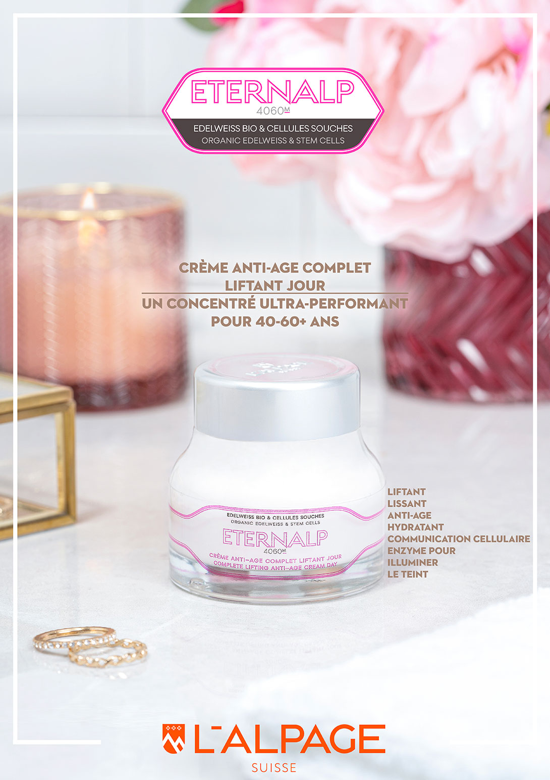 Crème Anti-Age Complet Liftant Jour Eternalp 4060m