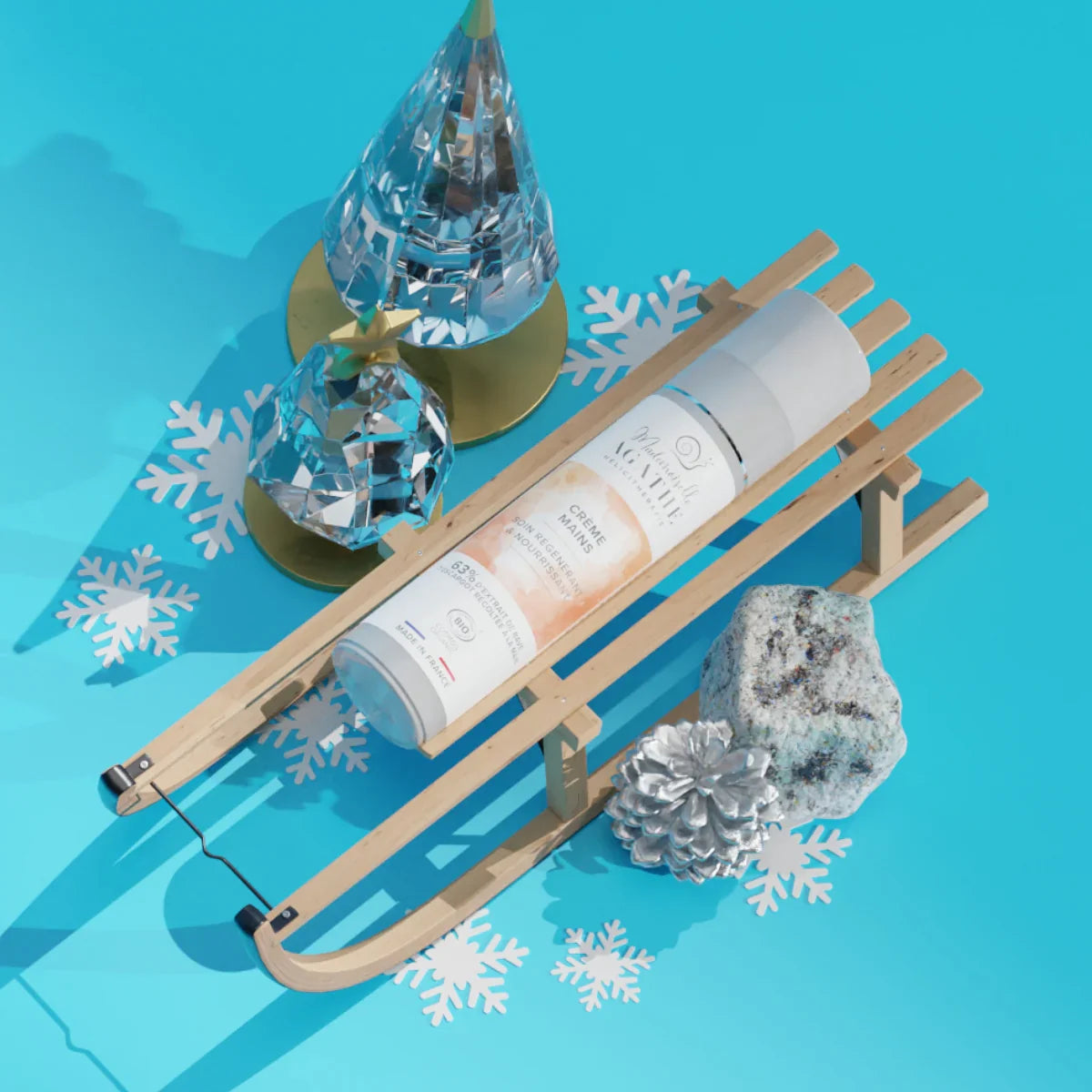 Crème mains à la bave d'escargot bio - nourrissante & régénératrice - 50 ml - Mademoiselle Agathe