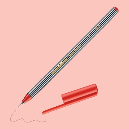 Edding 55 – Fineliner , Rot 002