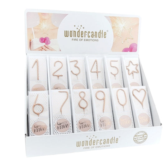 Wundercandle Wunderkerze „Hip Hip Hooray“, 5