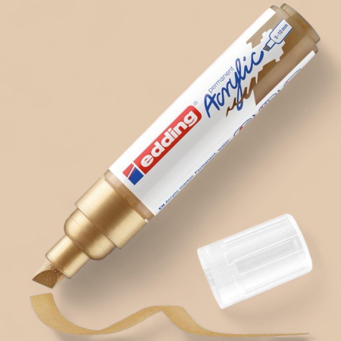 Edding 5000 Acrylmarker   reichgold 924 , Keilspitze 5-10 mm