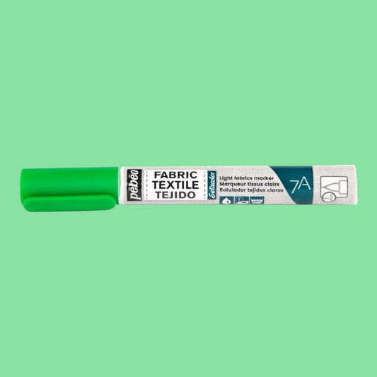 Pébéo Setacolor Stoffmarker 7A – Hellgrün, für helle Stoffe