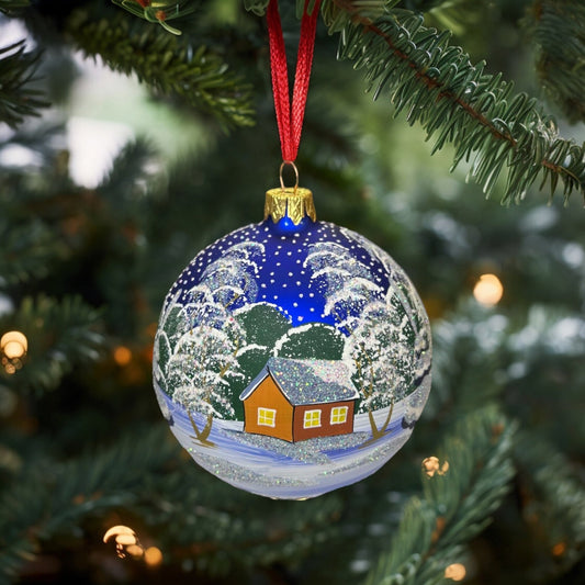 Weihnachtskugeln Make a Wish Blau