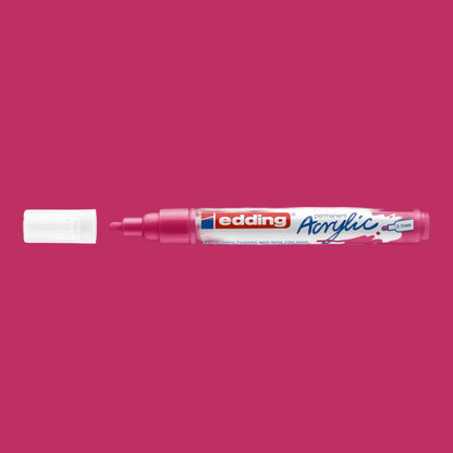 Edding 5100 Acrylmarker telemagenta 909 , Rundspitze 2-3 mm