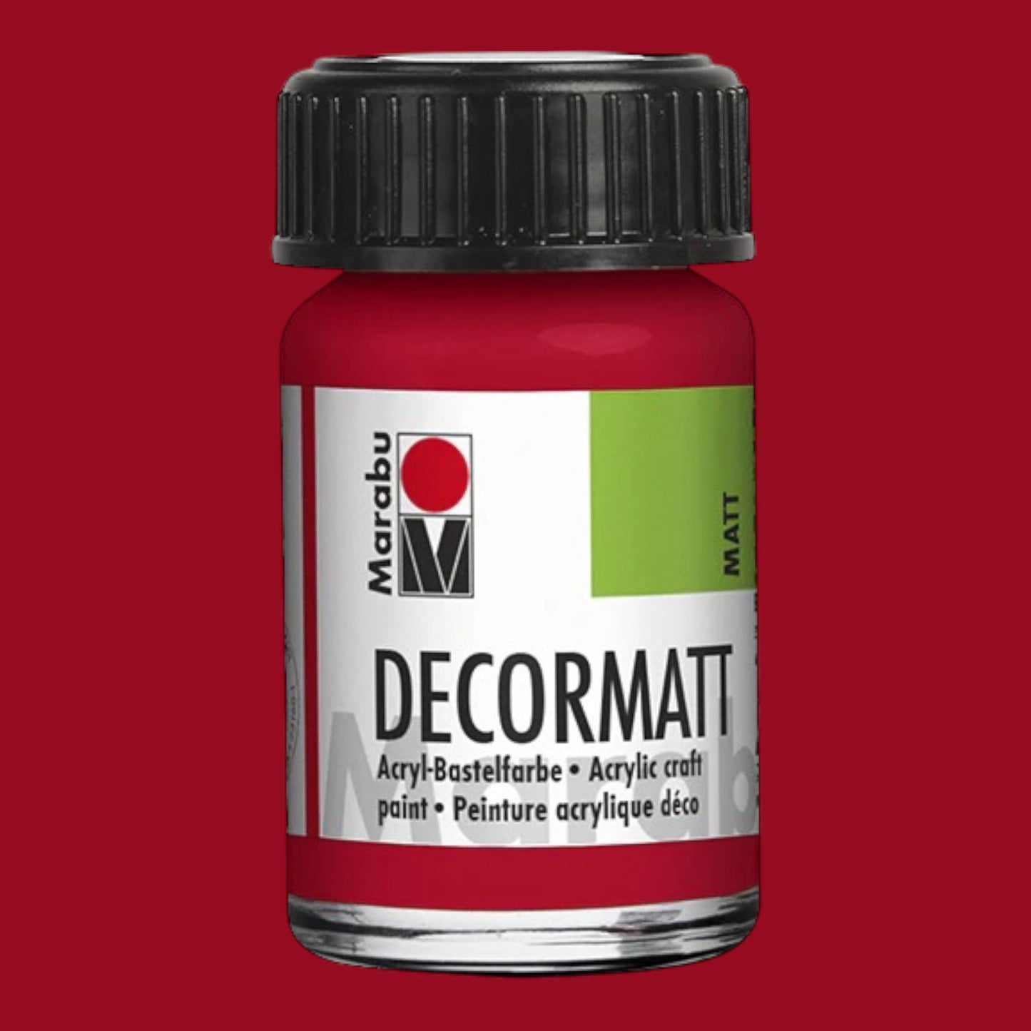 Marabu Decormatt Acryl Kirschrot 031