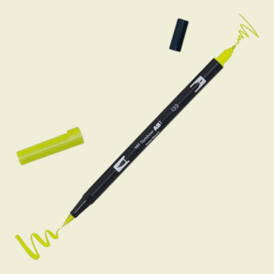 Tombow ABT Dual Brush Pen 133  Chartreuse