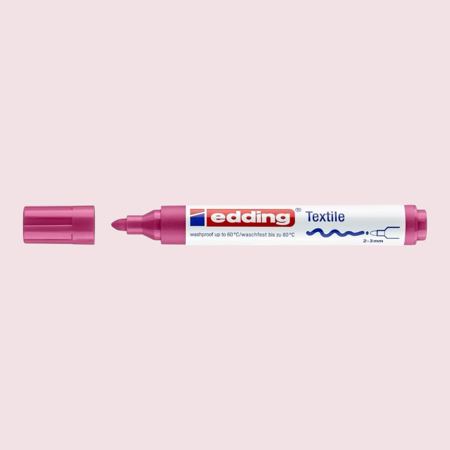 Edding 4500 Textile Marker – 2-3 mm Rundspitze, Rot