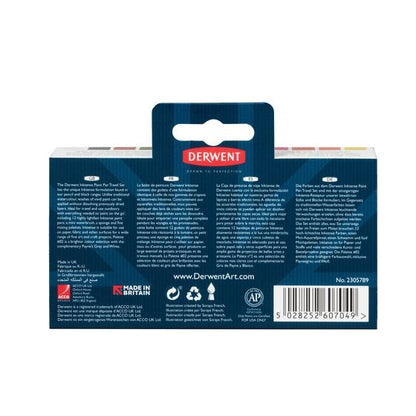 Derwent Inktense 12 Paint Pan Travel Set #2 Aquarell