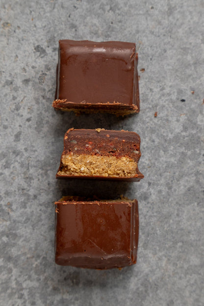 Bio Raspberry Dessert Bar 50 g fruchtig, schokoladig, vegan & natürlich gut