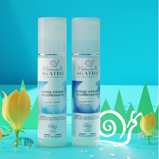 OFFRE Crème jour + 1 crème nuit OFFERT - 2x50ml - Mademoiselle Agathe