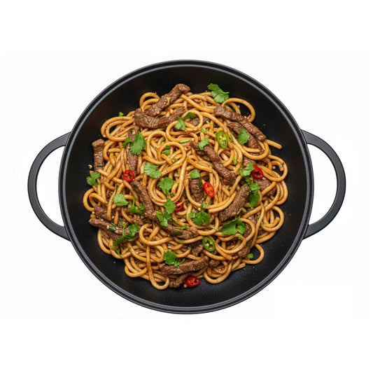 DW40-WOK Pfanne Wok Topf Induktion 40cm Alu Guss Deckel