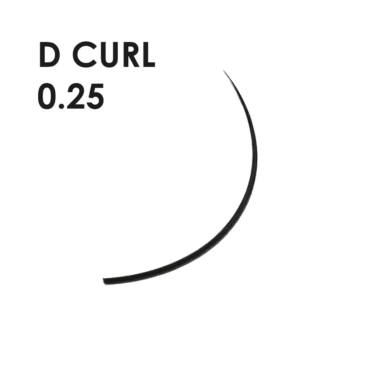 extension ciglia in seta - d-curl